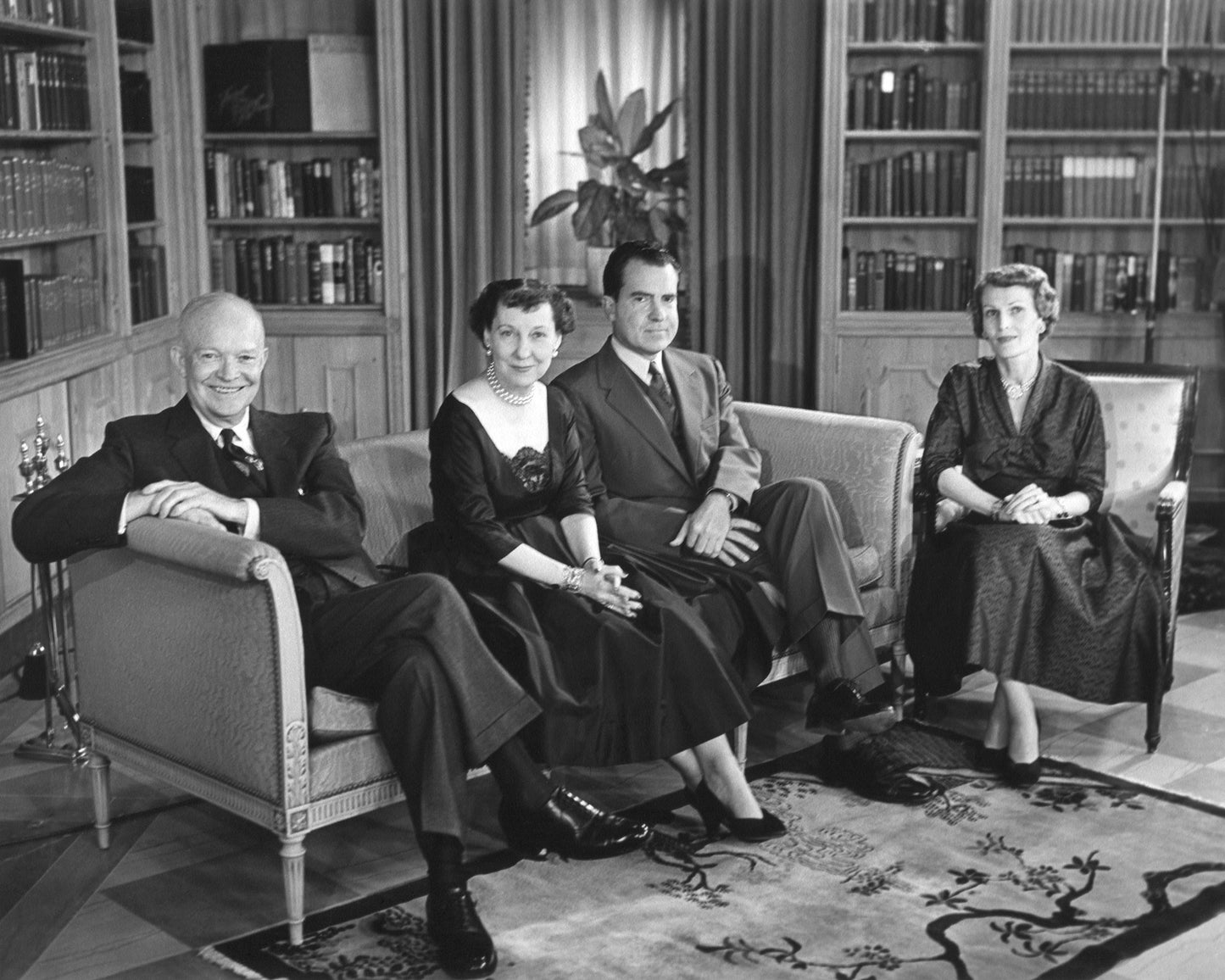 Dwight Eisenhower & Richard Nixon 1956