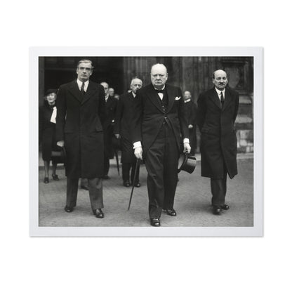 Winston Churchill, Anthony Eden & Clement Attlee 1945