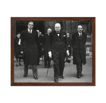 Winston Churchill, Anthony Eden & Clement Attlee 1945