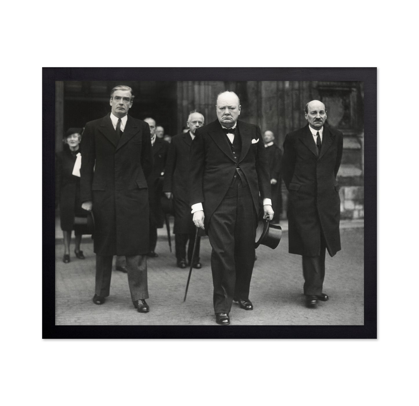 Winston Churchill, Anthony Eden & Clement Attlee 1945