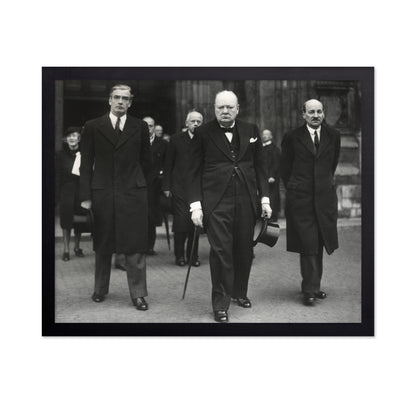 Winston Churchill, Anthony Eden & Clement Attlee 1945