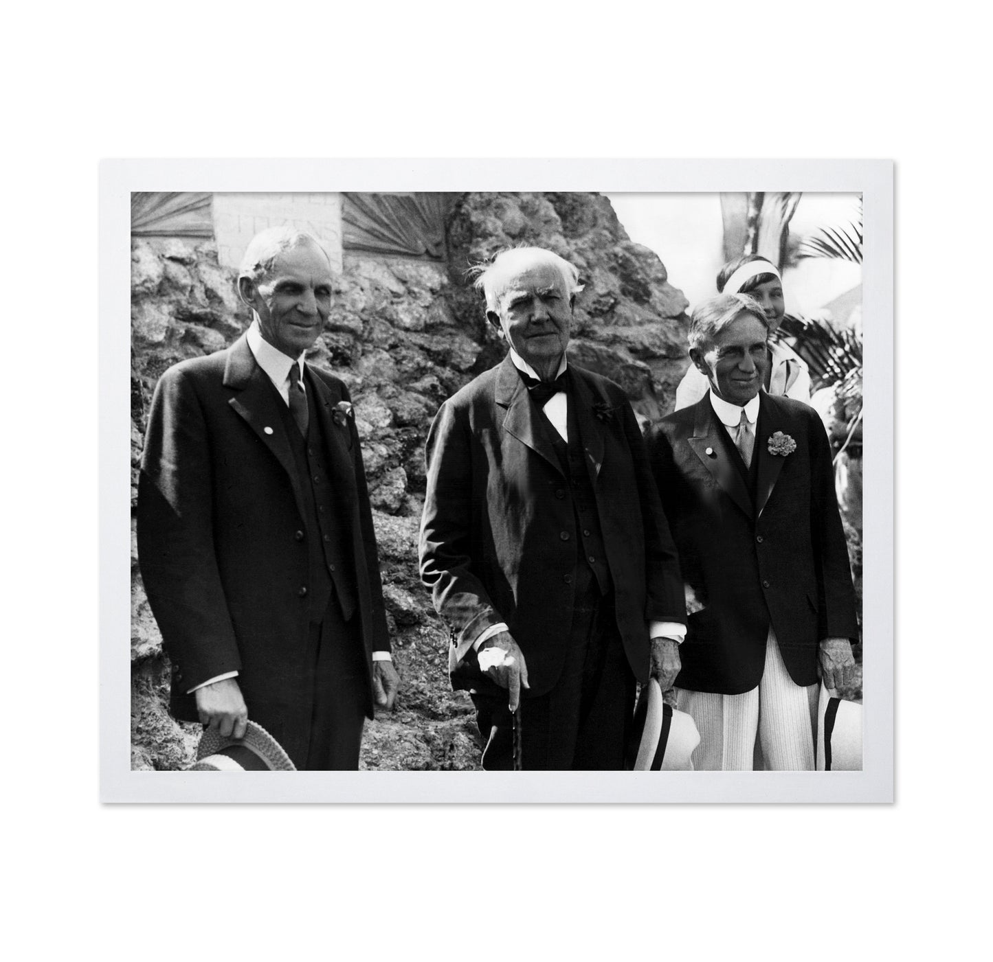 Henry Ford, Thomas Edison & Harvey Firestone 1930