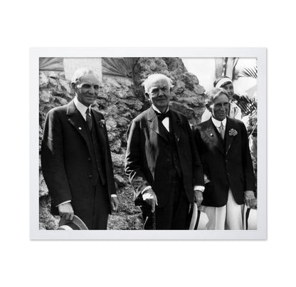 Henry Ford, Thomas Edison & Harvey Firestone 1930