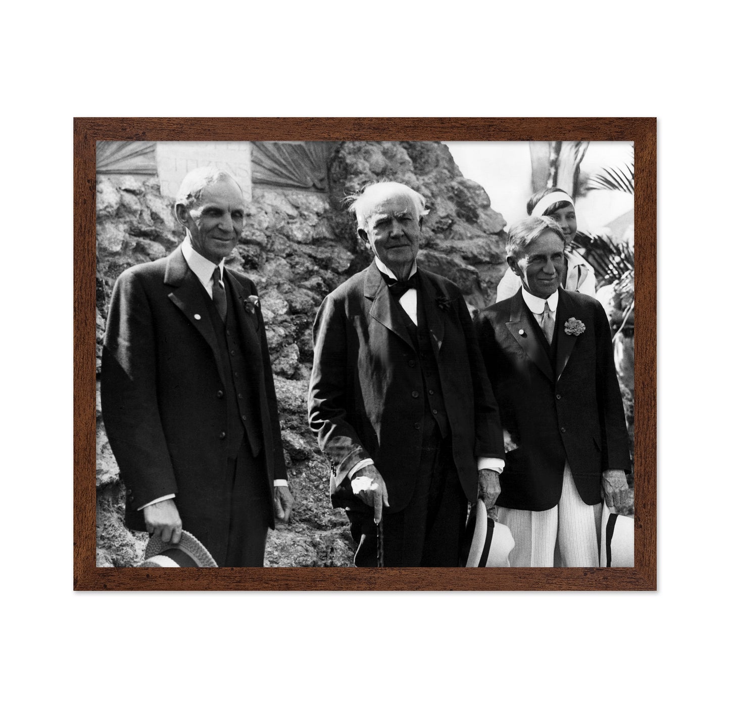 Henry Ford, Thomas Edison & Harvey Firestone 1930
