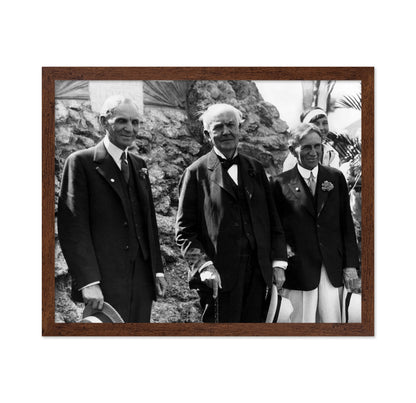 Henry Ford, Thomas Edison & Harvey Firestone 1930