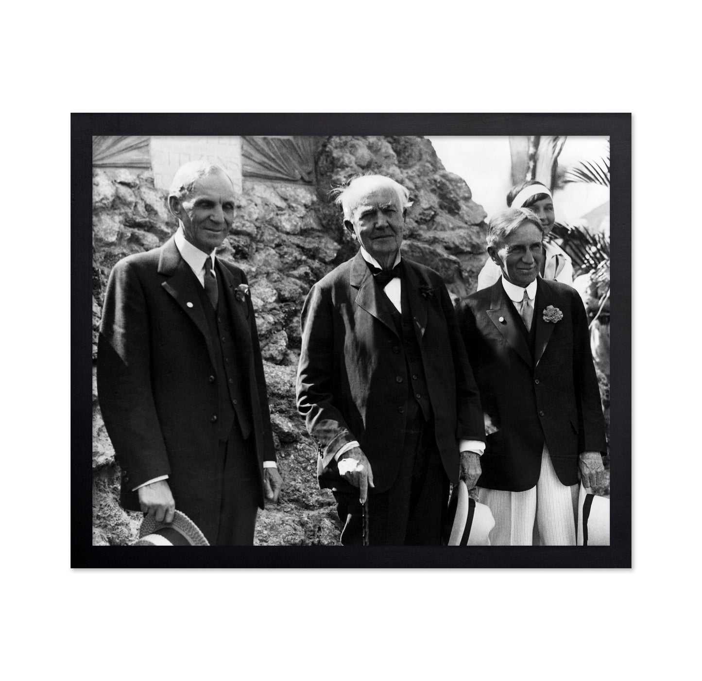 Henry Ford, Thomas Edison & Harvey Firestone 1930