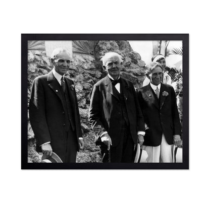 Henry Ford, Thomas Edison & Harvey Firestone 1930