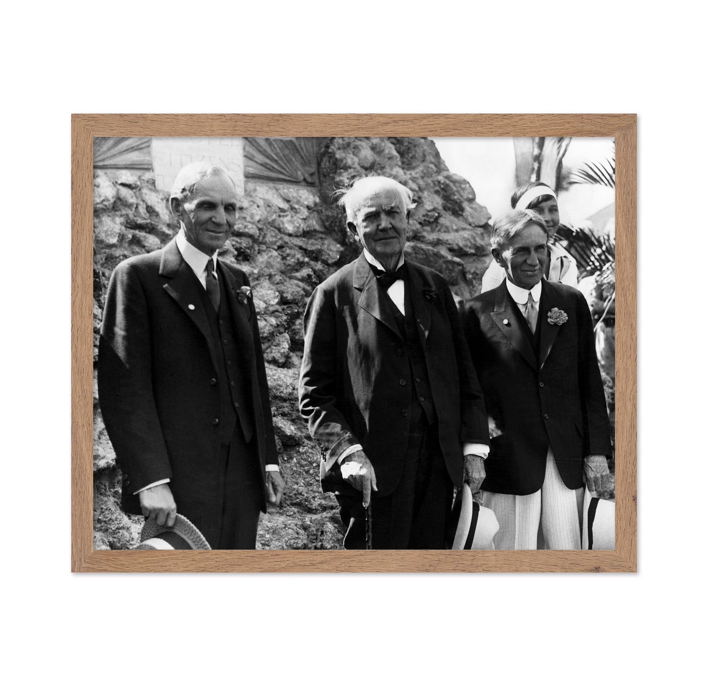 Henry Ford, Thomas Edison & Harvey Firestone 1930