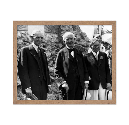 Henry Ford, Thomas Edison & Harvey Firestone 1930