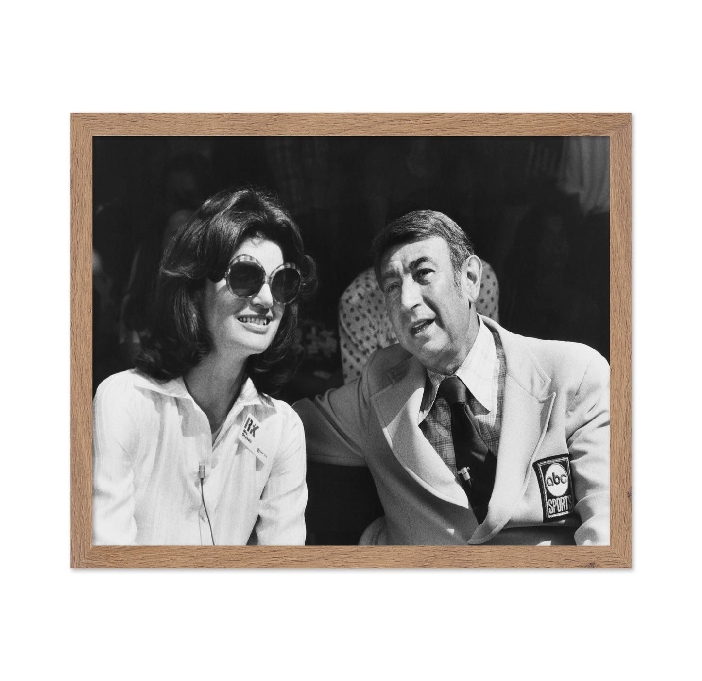 Jacqueline Kennedy Onassis & Howard Cosell 1976