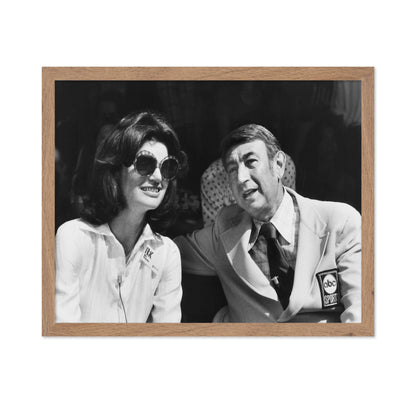 Jacqueline Kennedy Onassis & Howard Cosell 1976