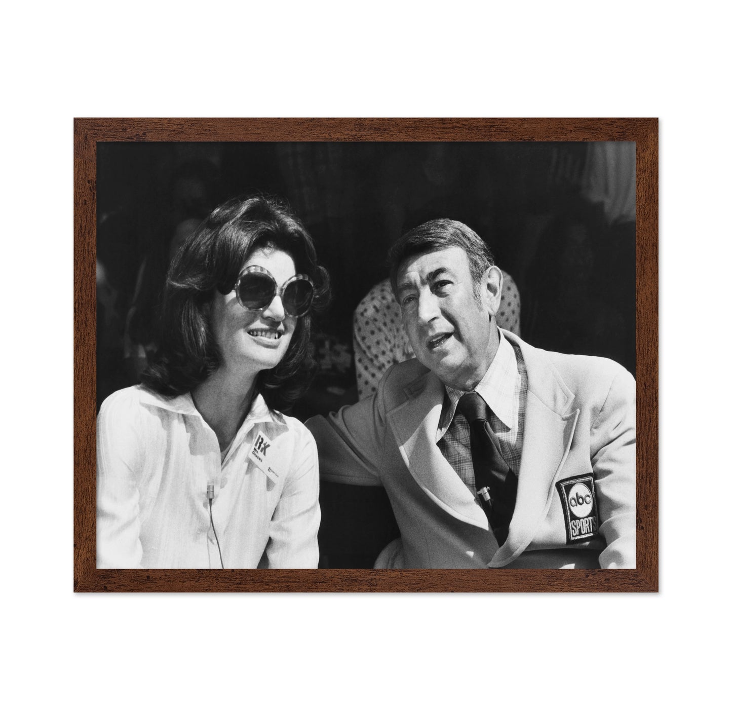 Jacqueline Kennedy Onassis & Howard Cosell 1976