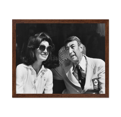 Jacqueline Kennedy Onassis & Howard Cosell 1976