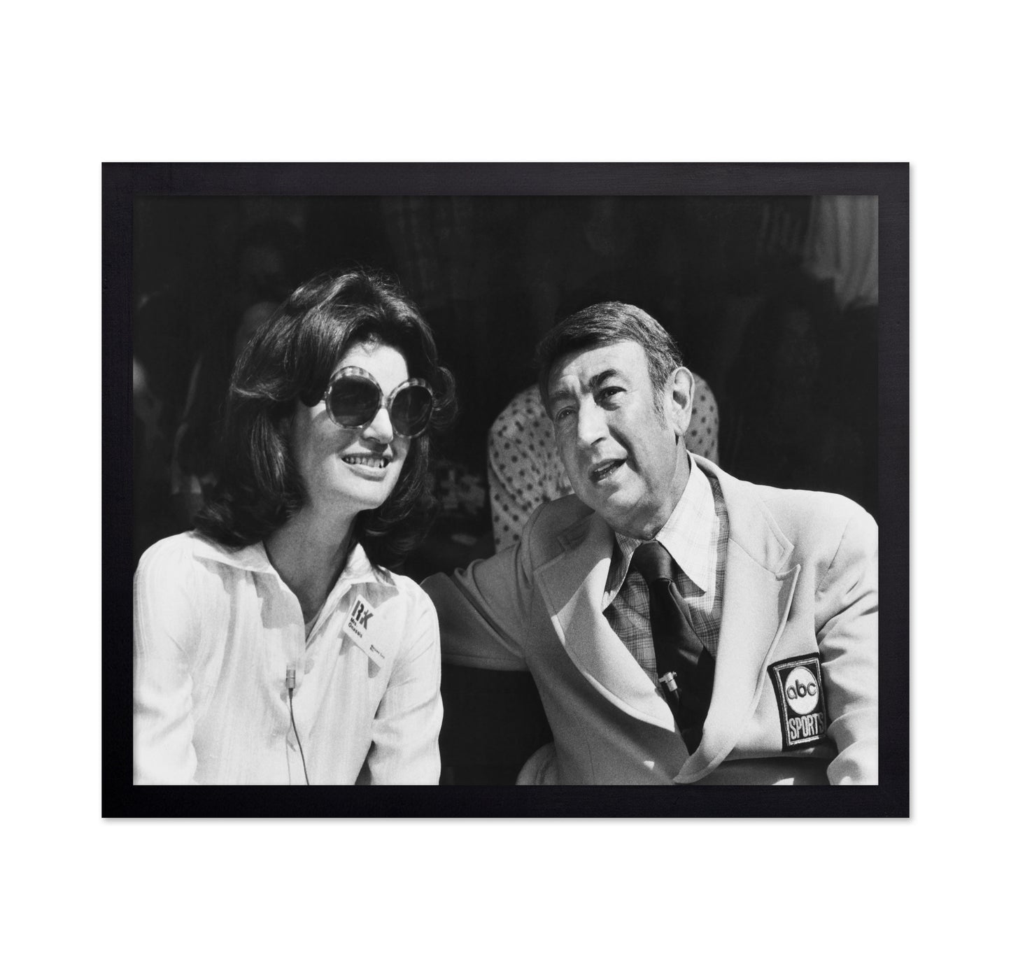 Jacqueline Kennedy Onassis & Howard Cosell 1976