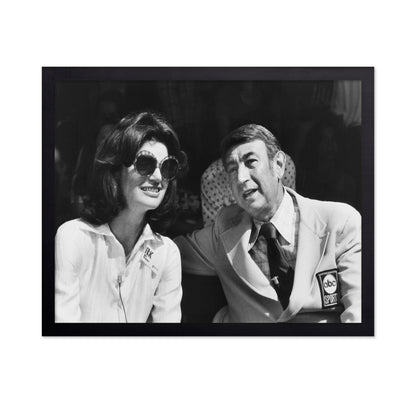 Jacqueline Kennedy Onassis & Howard Cosell 1976