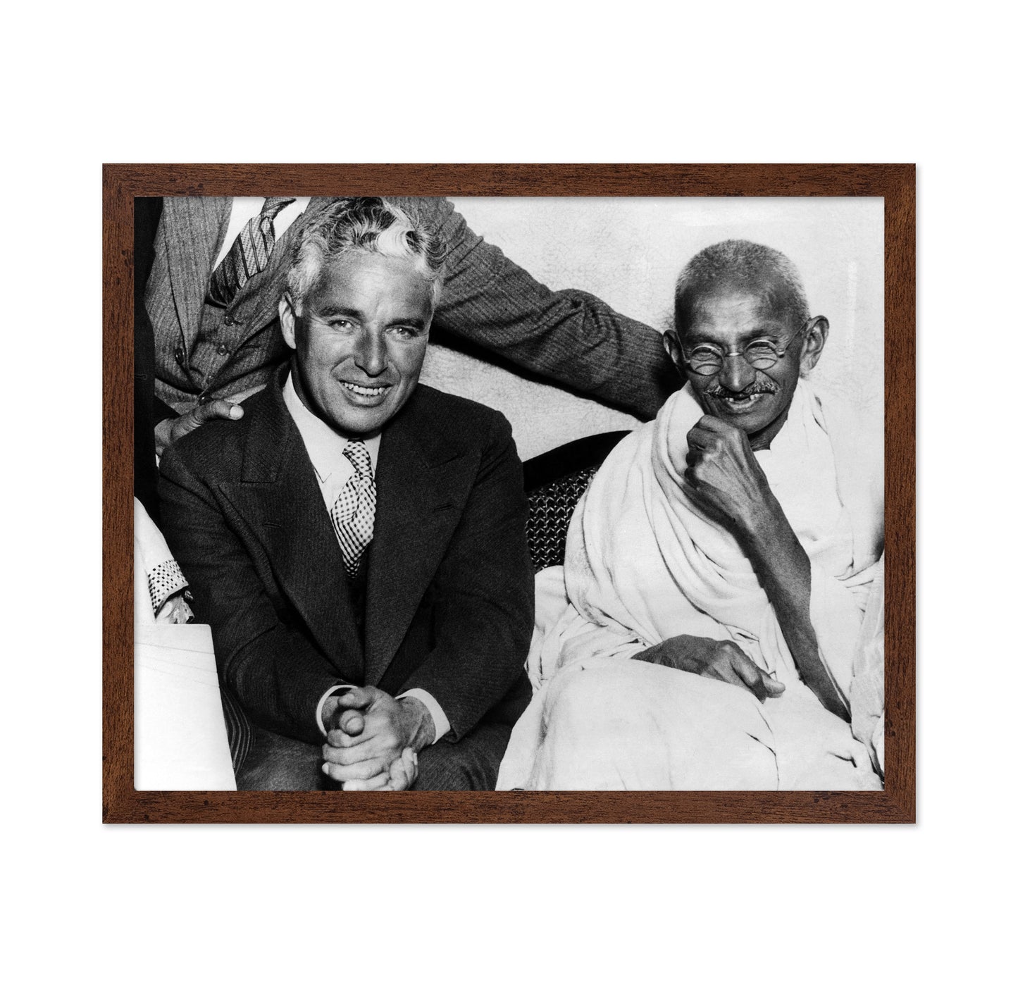 Charlie Chaplin & Mahatma Gandhi 1931