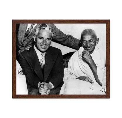 Charlie Chaplin & Mahatma Gandhi 1931