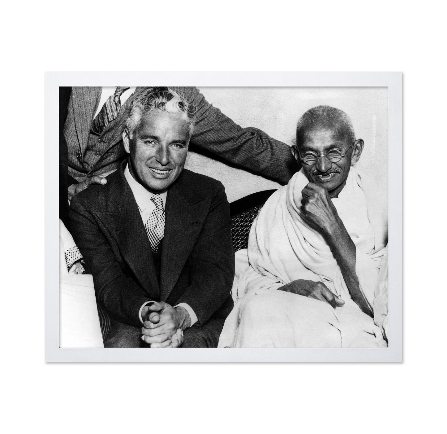 Charlie Chaplin & Mahatma Gandhi 1931