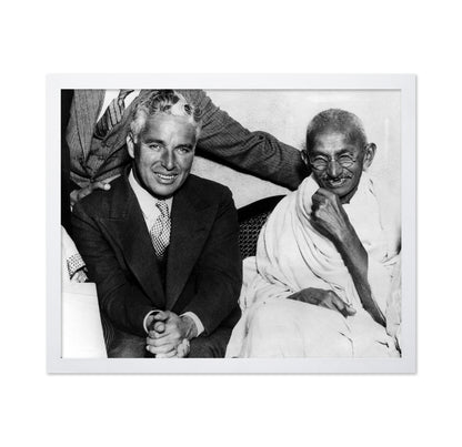 Charlie Chaplin & Mahatma Gandhi 1931