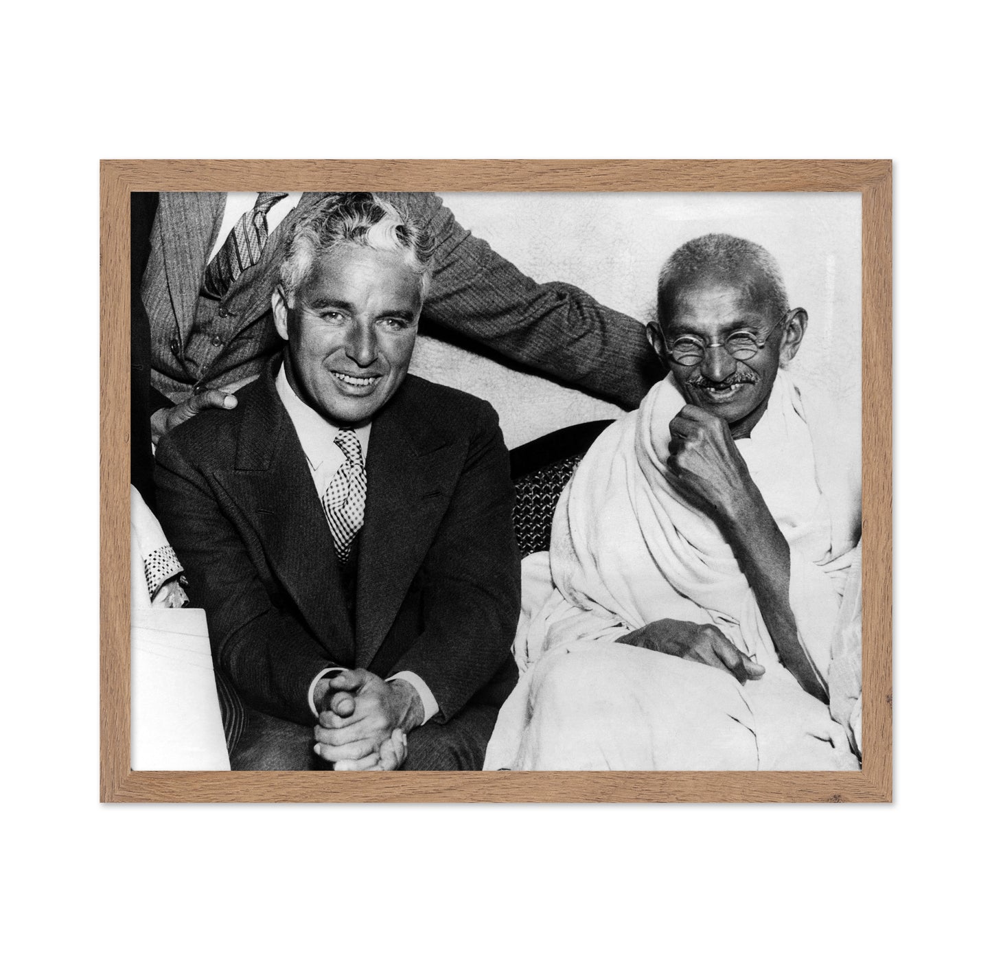 Charlie Chaplin & Mahatma Gandhi 1931