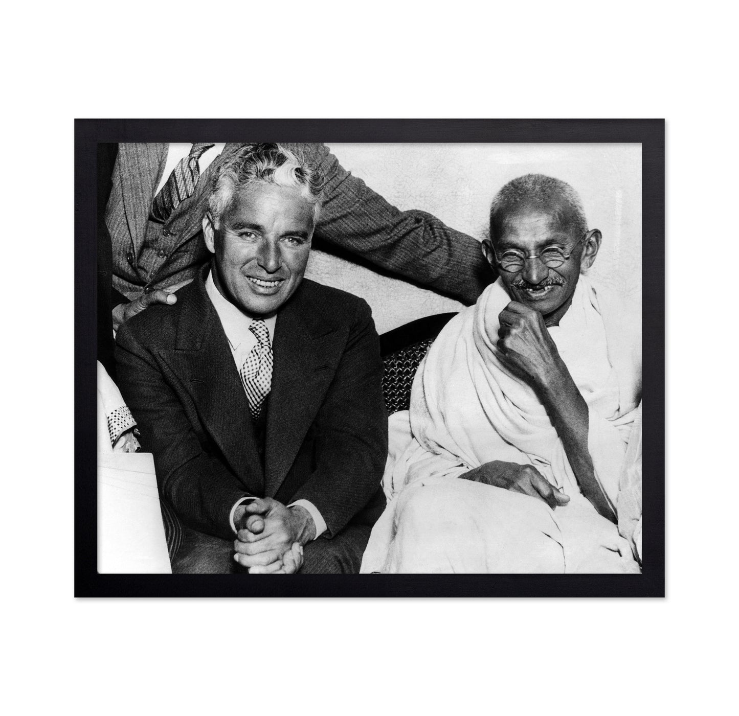 Charlie Chaplin & Mahatma Gandhi 1931