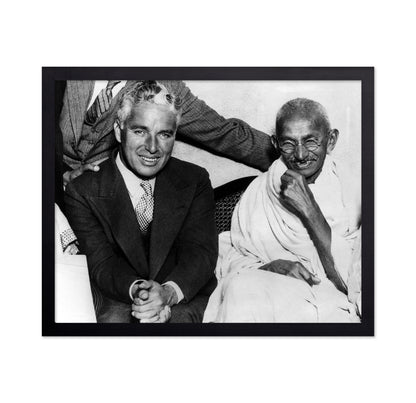 Charlie Chaplin & Mahatma Gandhi 1931