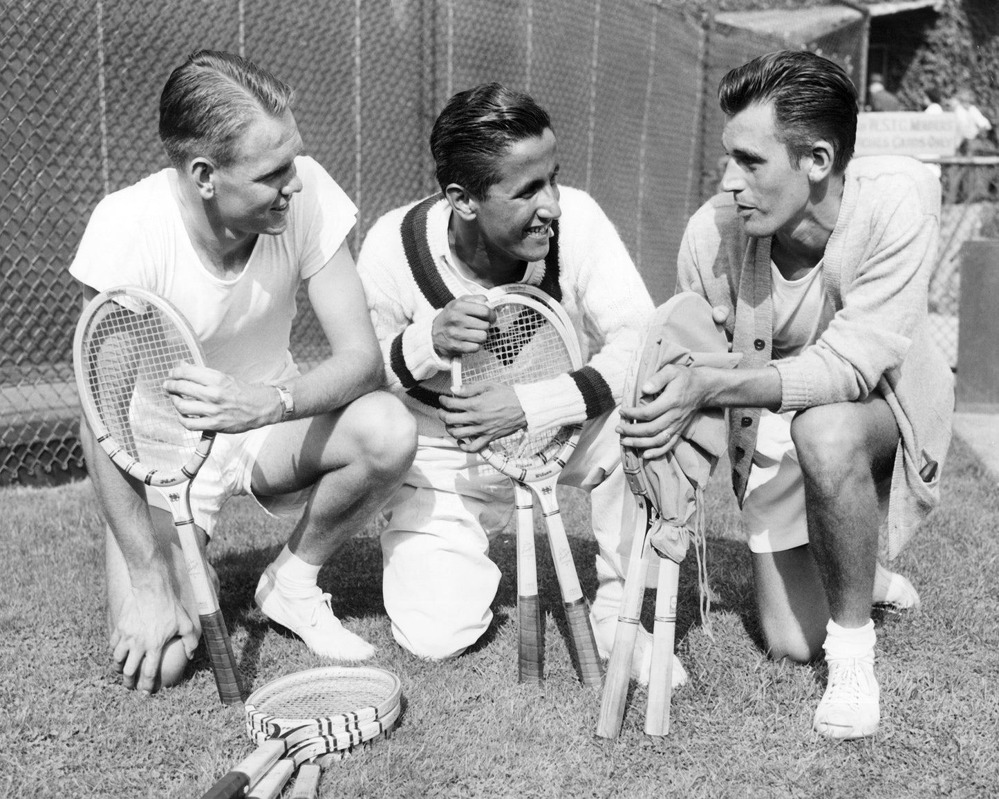 Jack Kramer, Pancho Segura & Frank Parker 1943