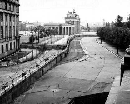 Berlin Wall Brandenburg Gate 1962