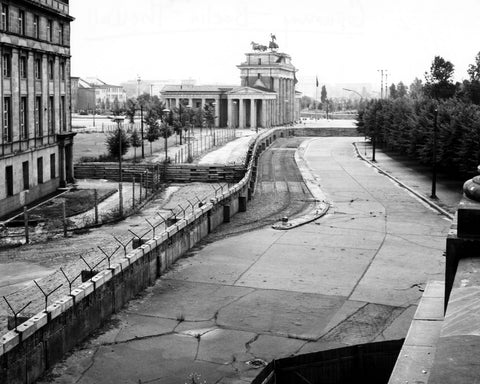 Berlin Wall Brandenburg Gate 1962