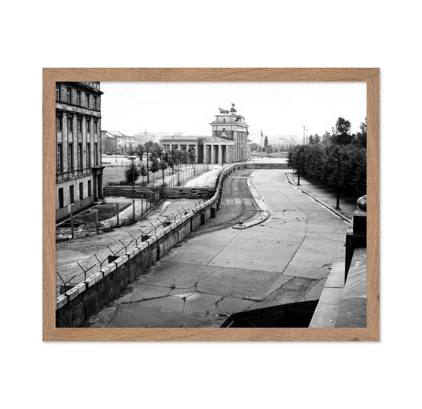 Berlin Wall Brandenburg Gate 1962