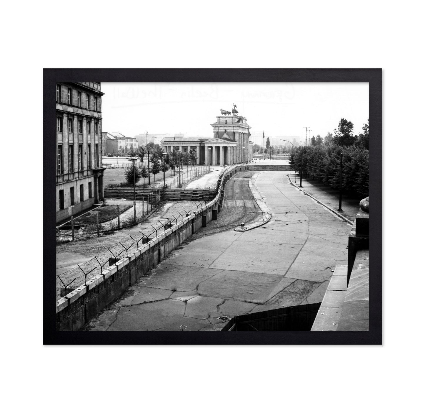 Berlin Wall Brandenburg Gate 1962