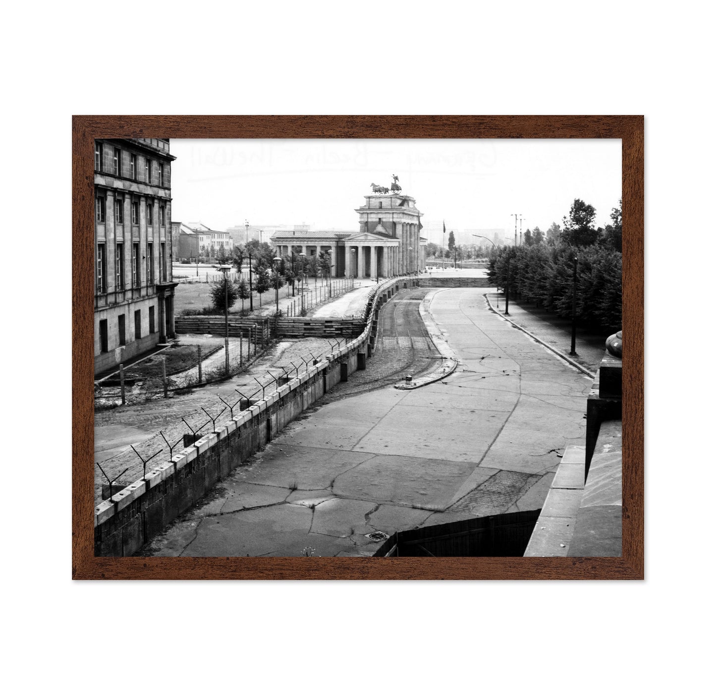 Berlin Wall Brandenburg Gate 1962