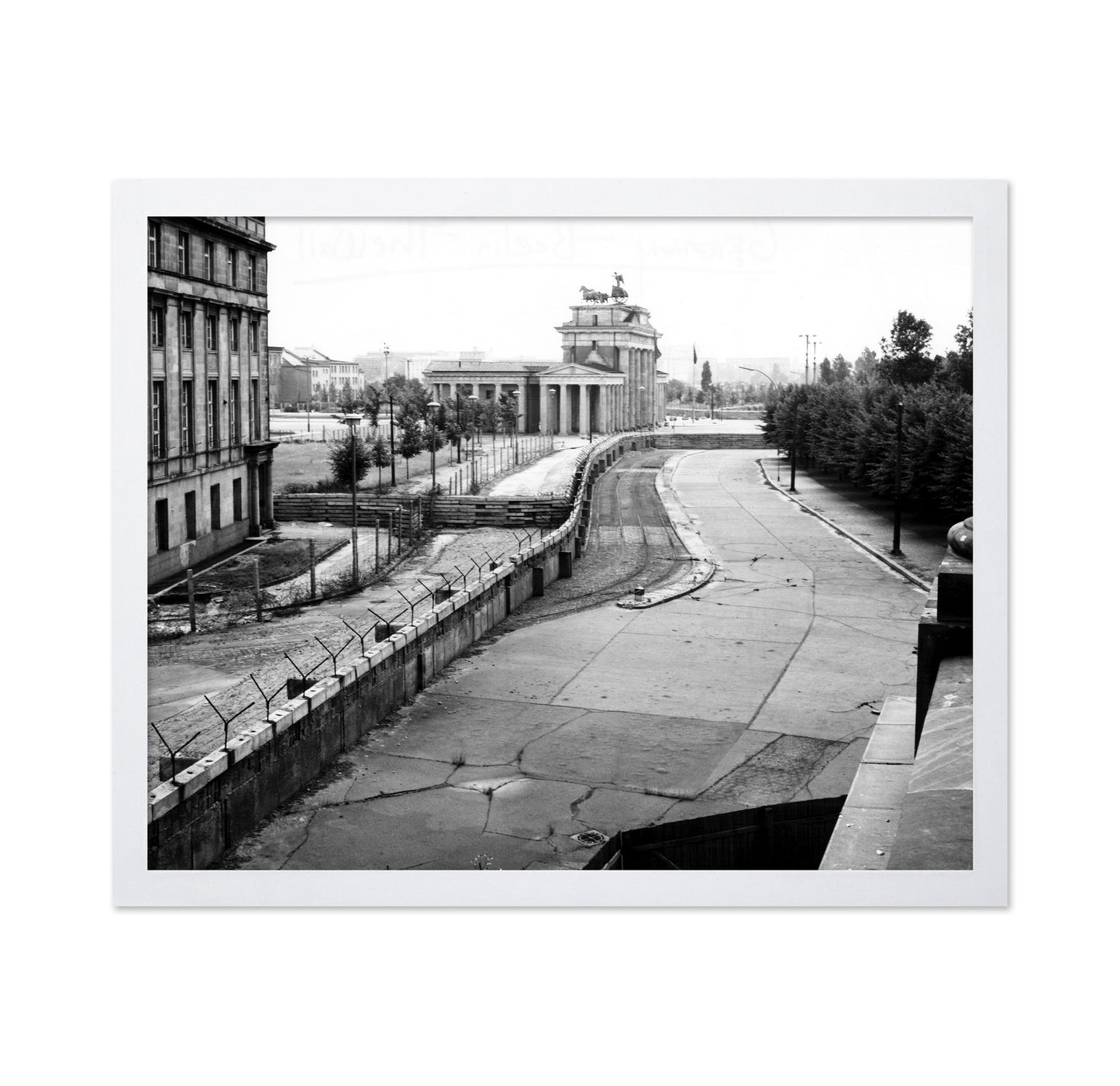 Berlin Wall Brandenburg Gate 1962