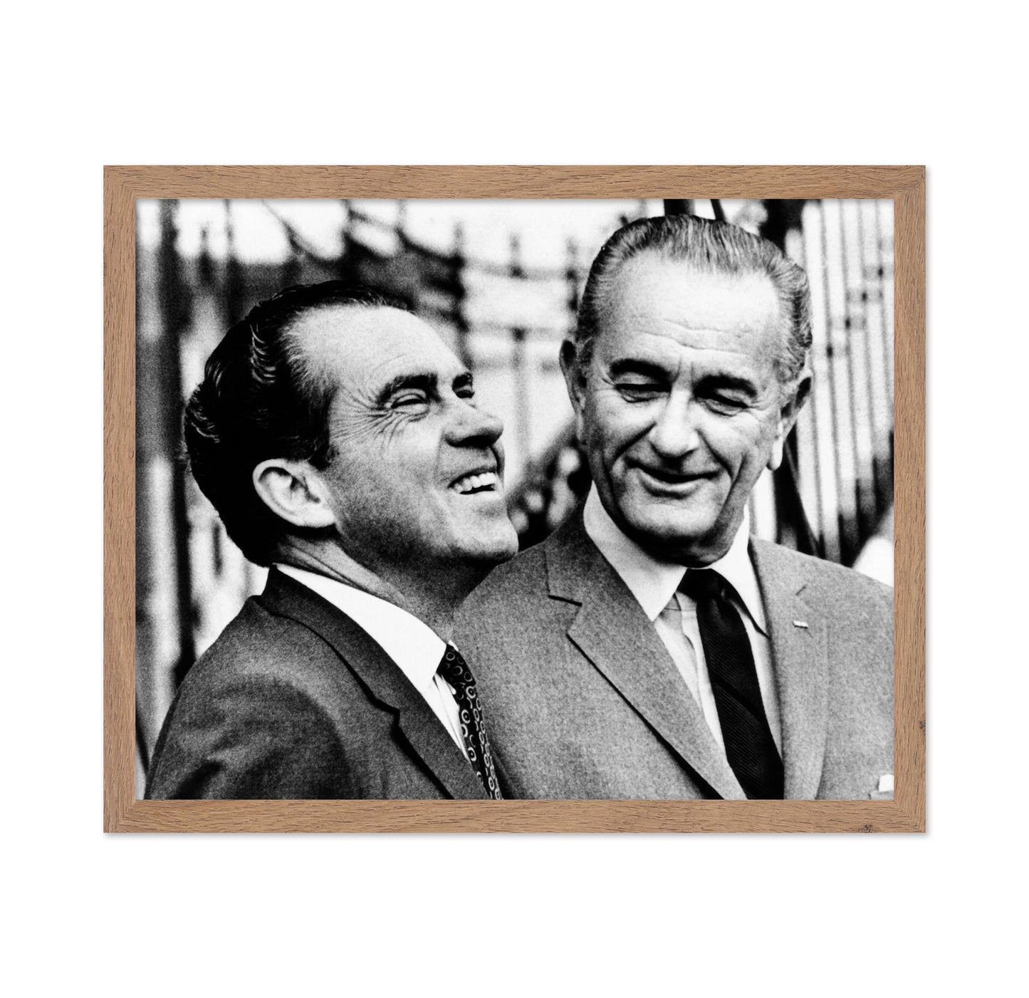 Lyndon Johnson & Richard Nixon 1968