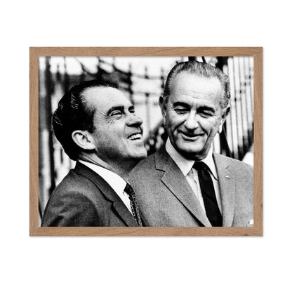 Lyndon Johnson & Richard Nixon 1968