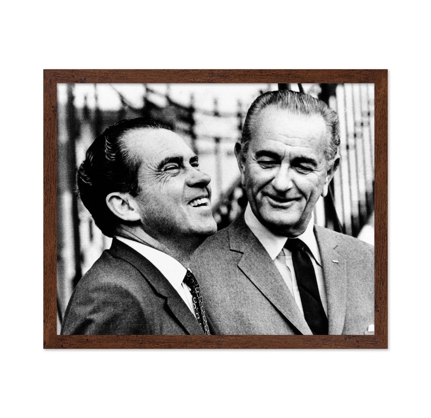 Lyndon Johnson & Richard Nixon 1968