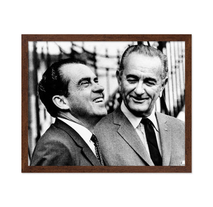 Lyndon Johnson & Richard Nixon 1968