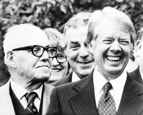 Jimmy Carter & George Meany 1977