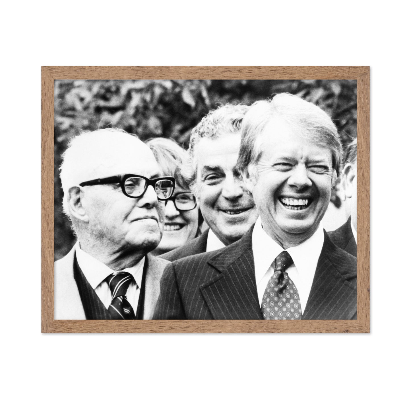 Jimmy Carter & George Meany 1977
