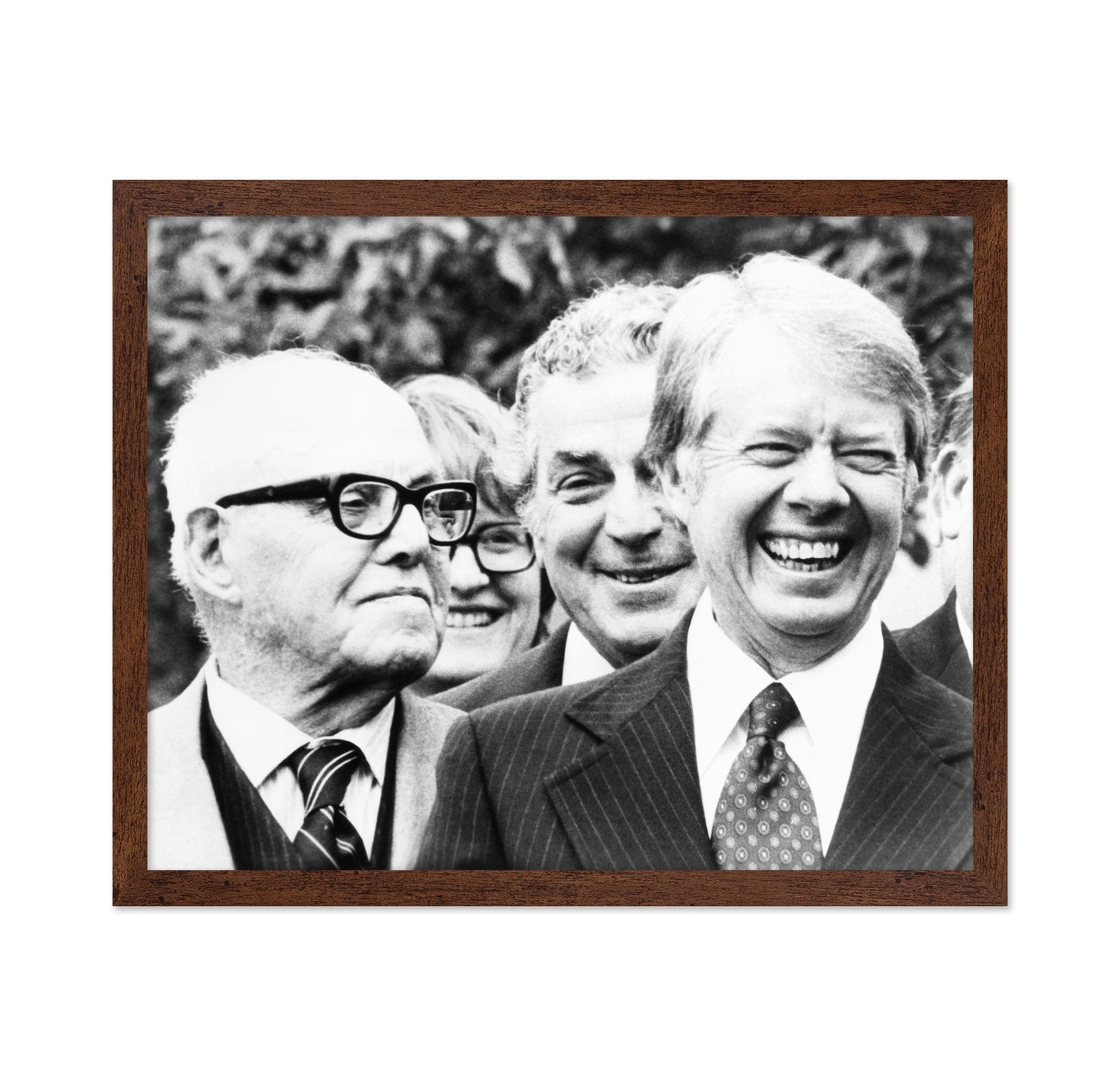 Jimmy Carter & George Meany 1977