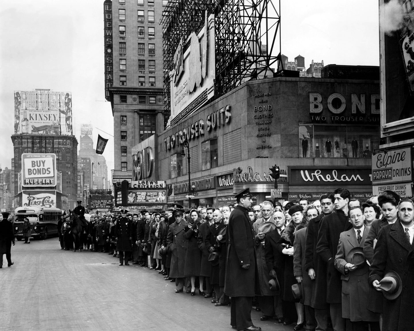 Pearl Harbor Anniversary Times Square 1944