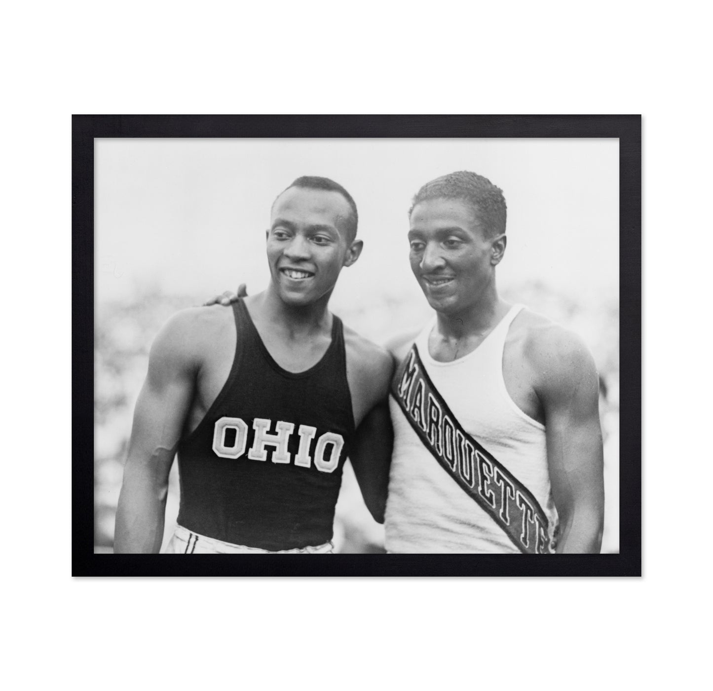 Jesse Owens & Ralph Metcalfe 1936