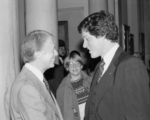Jimmy Carter & Bill Clinton 1979