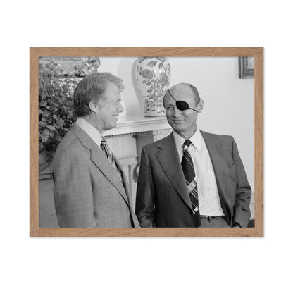 Jimmy Carter & Moshe Dayan 1978
