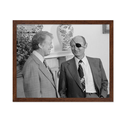 Jimmy Carter & Moshe Dayan 1978