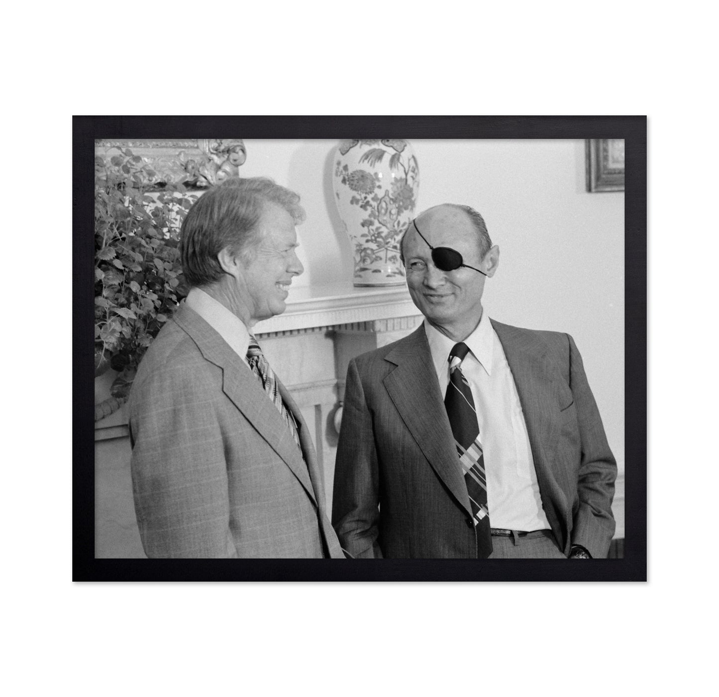 Jimmy Carter & Moshe Dayan 1978