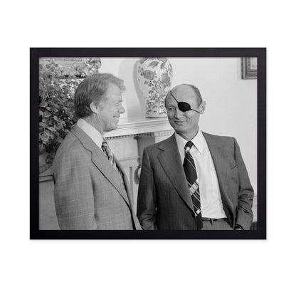 Jimmy Carter & Moshe Dayan 1978