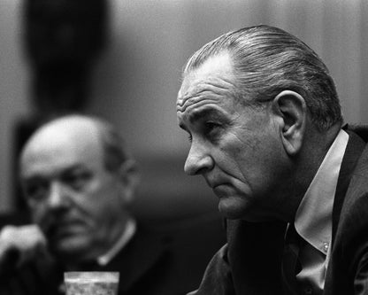 Lyndon Johnson & Dean Rusk 1968