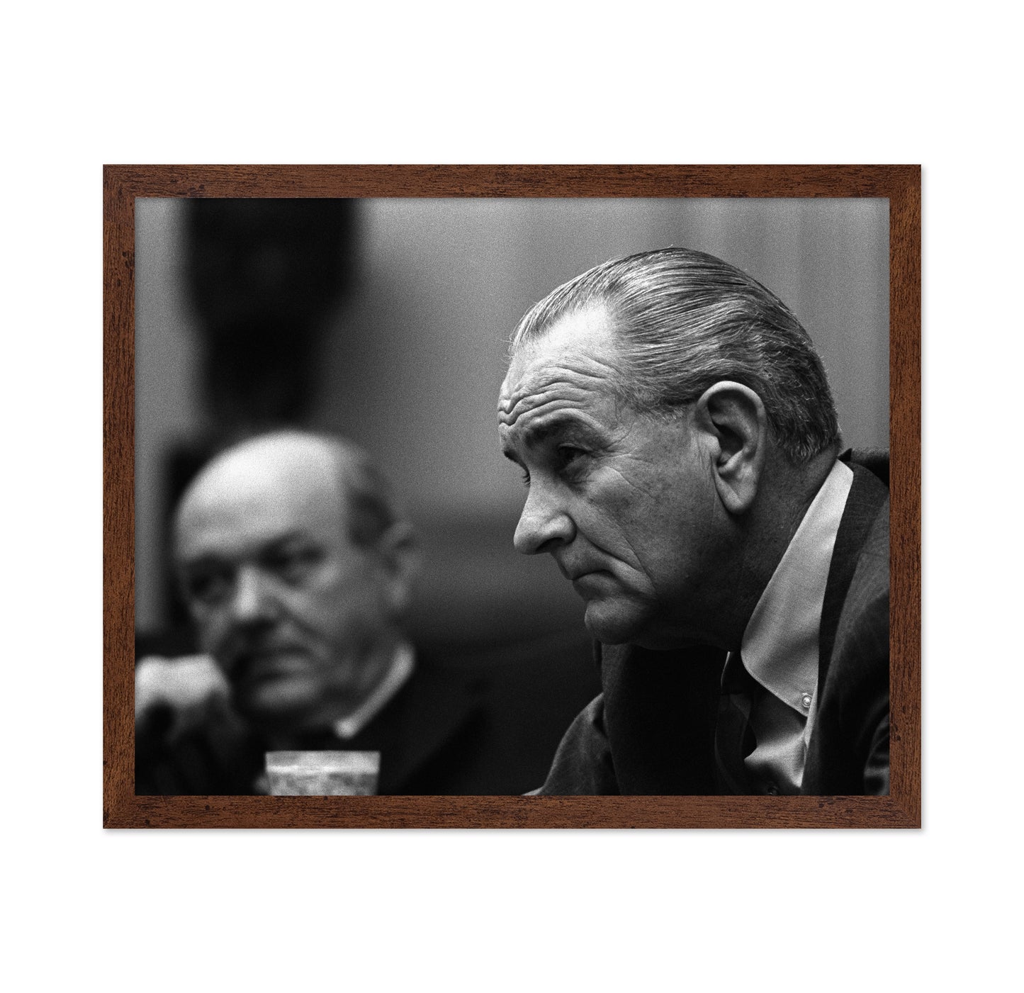 Lyndon Johnson & Dean Rusk 1968