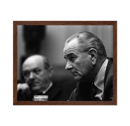 Lyndon Johnson & Dean Rusk 1968